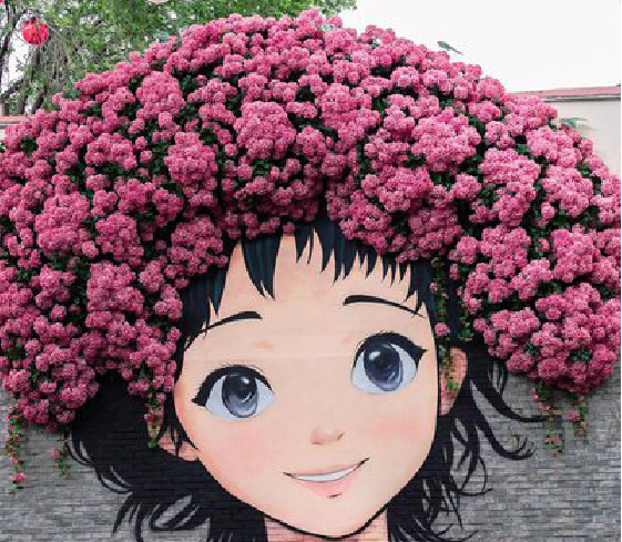 德格墙体彩绘-网红墙打卡