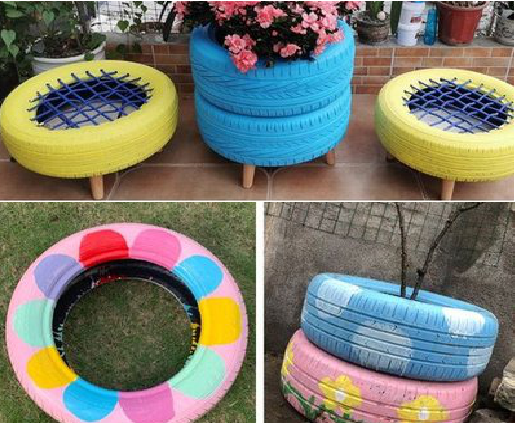 德格墙体彩绘-变废为宝