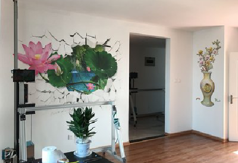 德格墙体彩绘相比墙纸的优势。