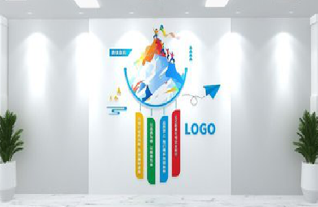 德格公司企业形象墙的工艺材料有哪些？