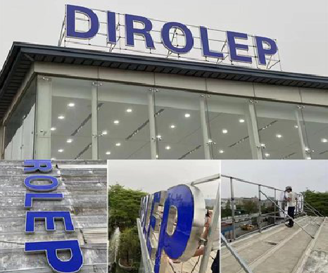 德格楼顶发光字安装的注意事项。